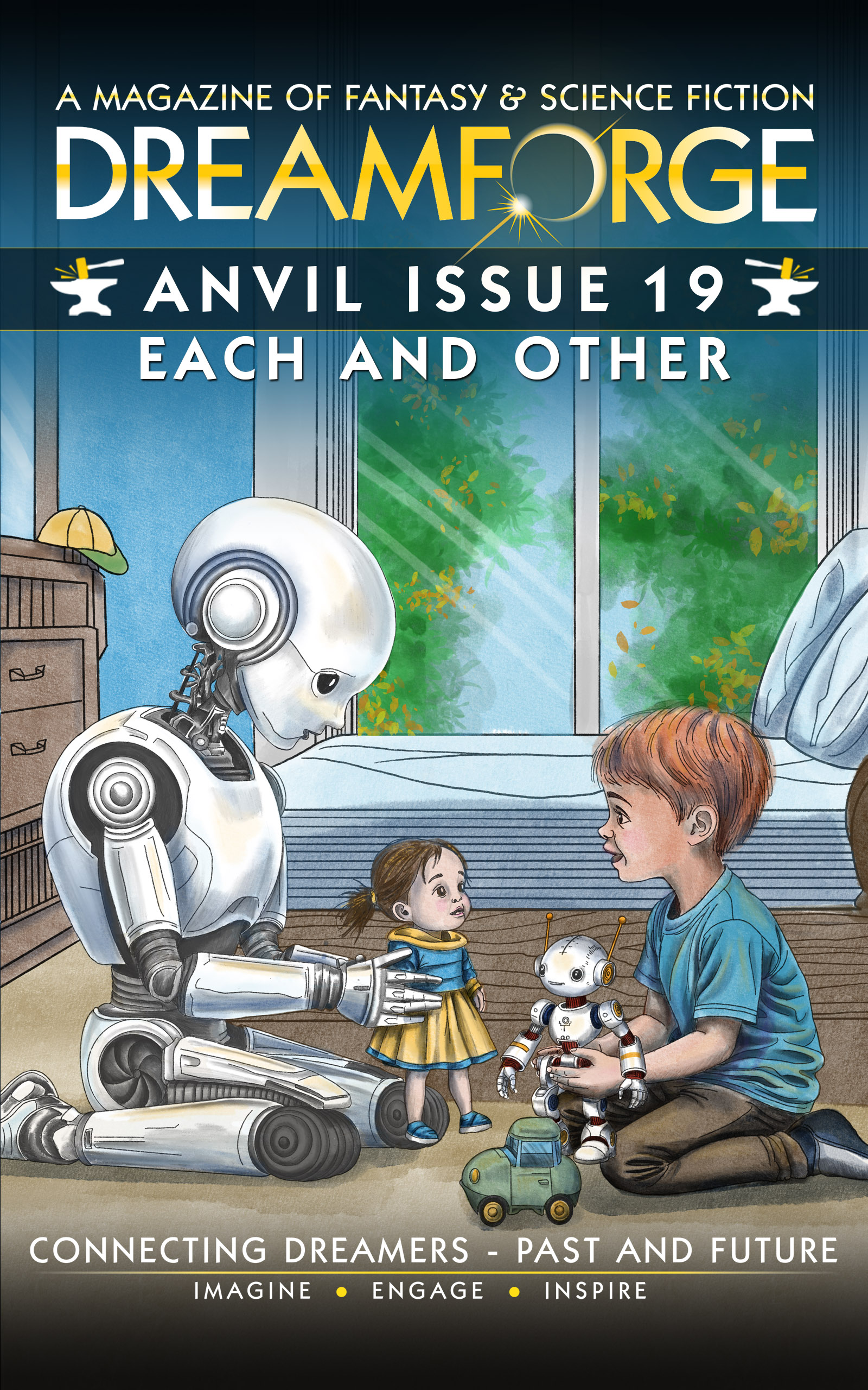 DreamForge Anvil's magazine cover for March 2025