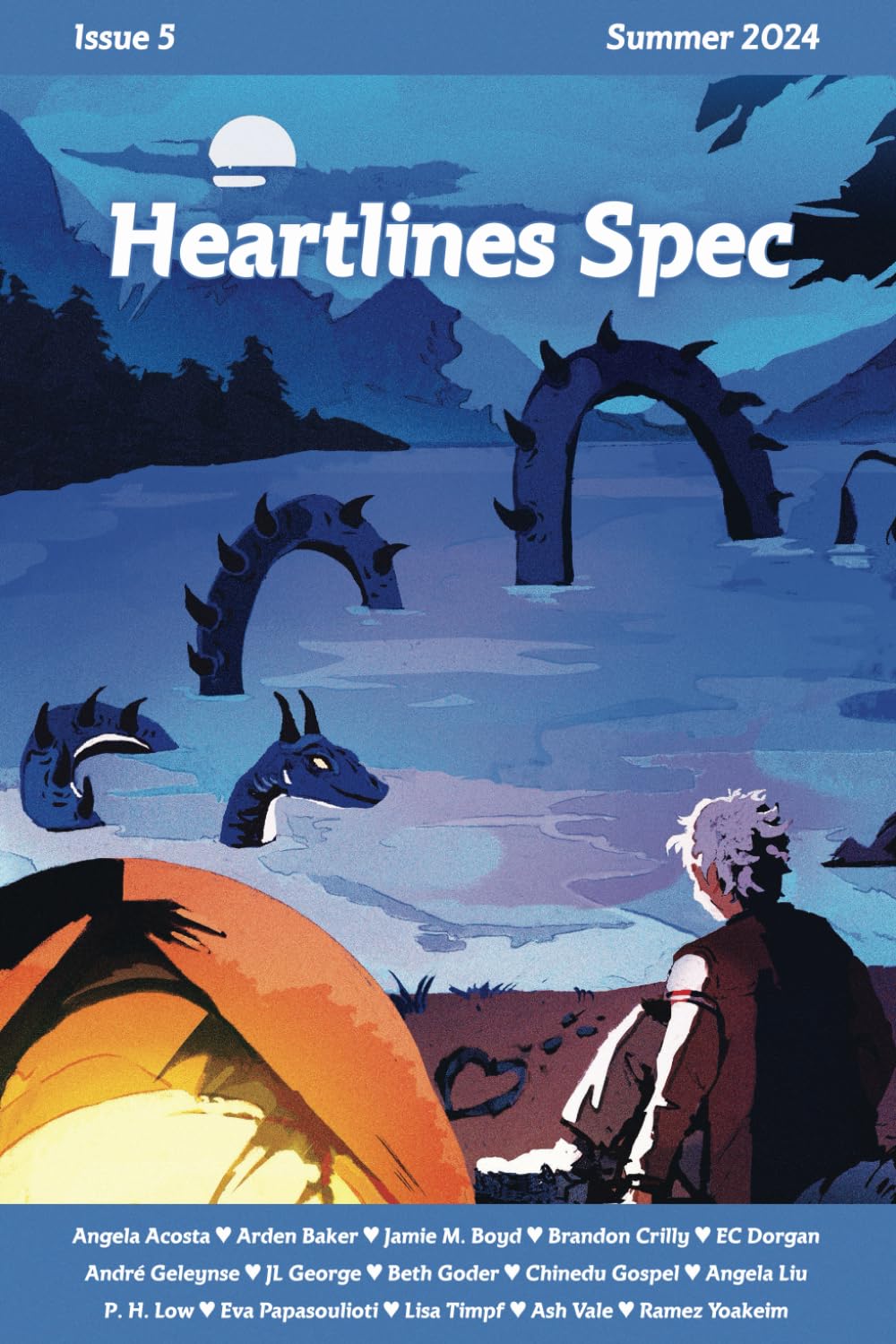 Heartlines Spec's cover for Issue 5 in Summer 2024
